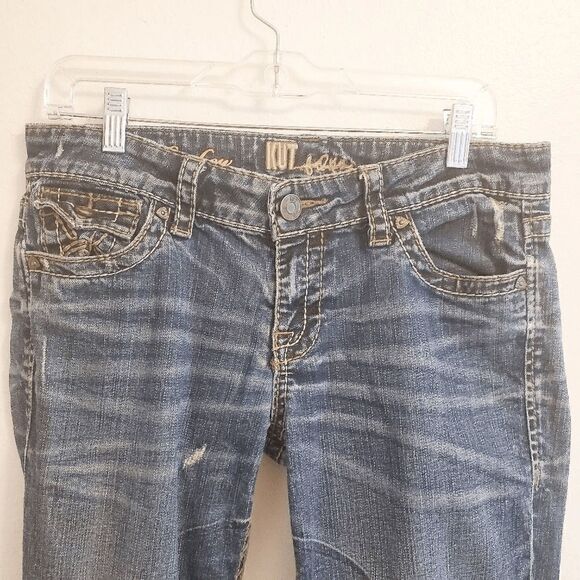 KUT FROM THE KLOTH So Low Straight Leg Jean Size 8 - Picture 3 of 7